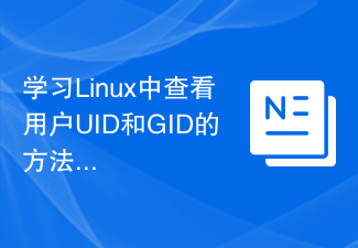 Linux でユーザー UID と GID を表示する方法を学習します。