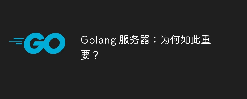 Golang 服务器：为何如此重要？