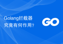 Golang拦截器究竟有何作用？