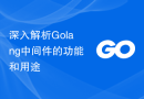 深入解析Golang中间件的功能和用途