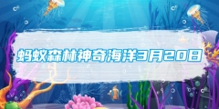 蚂蚁森林神奇海洋3月20日：蓝鲸的心率变化幅度