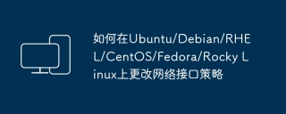 如何在Ubuntu/Debian/RHEL/CentOS/Fedora/Rocky Linux上更改网络接口策略