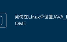如何在Linux中设置JAVA_HOME