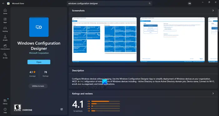 Cara memasang ejen menggunakan Windows Configuration Designer