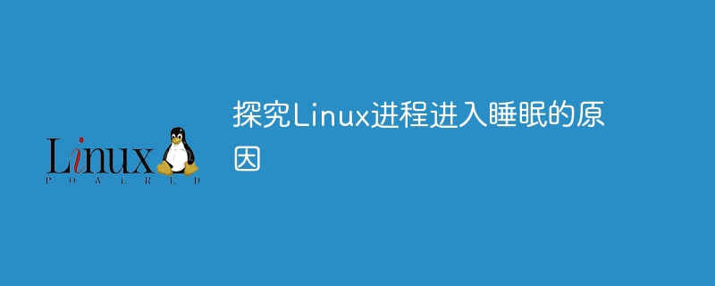 Linux プロセスがスリープ状態になる理由を調べる