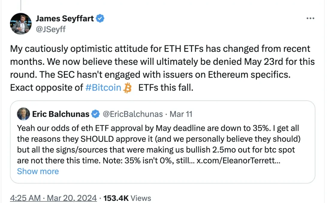 Multiple review decisions have been postponed again, will the Ethereum spot ETF be stillborn?