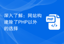 深入了解：网站构建除了PHP以外的选择