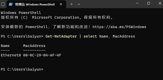 win11网卡mac地址怎么查__Win11使用命令获取网卡MAC地址教程