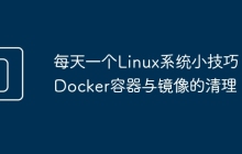 每天一个Linux系统小技巧：Docker容器与镜像的清理