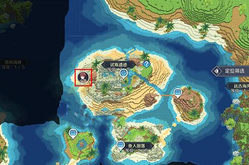 Introduction to the location of advanced treasure chests on the Trial Island of Divine Horn Skills