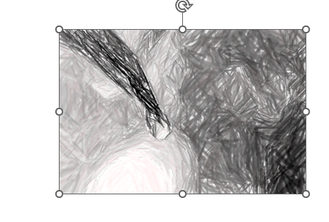 PPT 사진에 연필 회색조 예술적 효과를 설정하는 방법