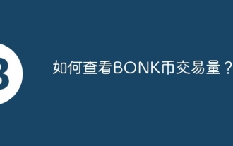 How to check BONK coin trading volume?