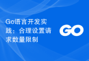 Go语言开发实践：合理设置请求数量限制