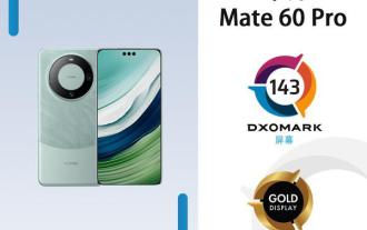 DXO: Huawei Mate60 Pro screen test score 143 has significantly improved