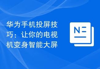 华为手机投屏技巧：让你的电视机变身智能大屏