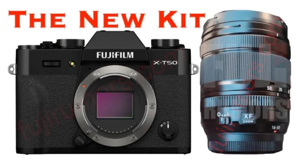 富士新品X-T50相机及XF16-50mm镜头即将发布，搭载全新第五代处理器