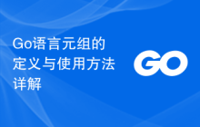 Go语言元组的定义与使用方法详解