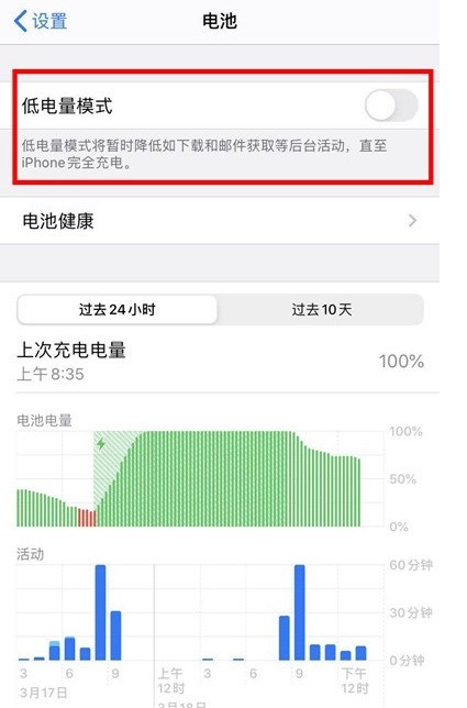 How to cancel the power saving mode on an Apple phone_How to turn off the power saving mode on an Apple phone