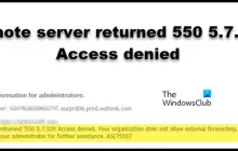 远程服务器返回550 5.7.520访问拒绝
