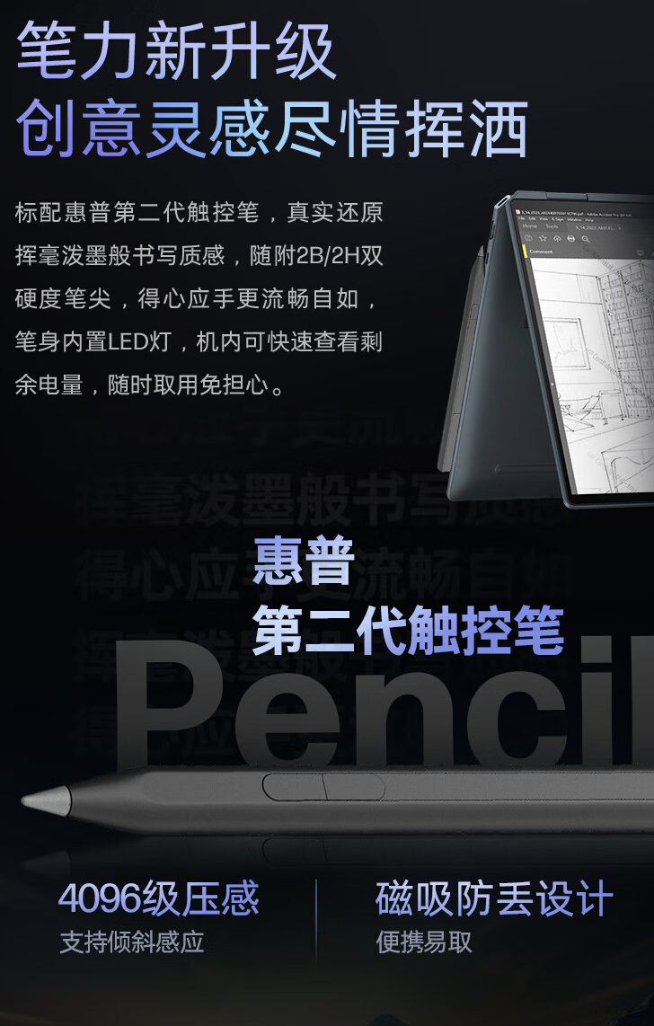 惠普 2024 款幽灵 Spectre x360 笔记本配置上新：可选 14/16 英寸、Ultra5/7，9999 元起