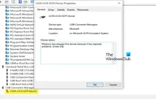 Windows 11/10中的UCM—UCSI VPI设备驱动程序错误