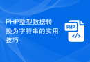 PHP整型数据转换为字符串的实用技巧