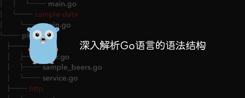 深入解析go语言的语法结构