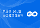 深度探讨Go语言优秀项目推荐