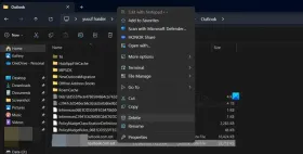Outlook이 받은 편지함 업데이트를 중단했습니다.