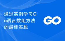 通过实例学习Go语言数组方法的最佳实践