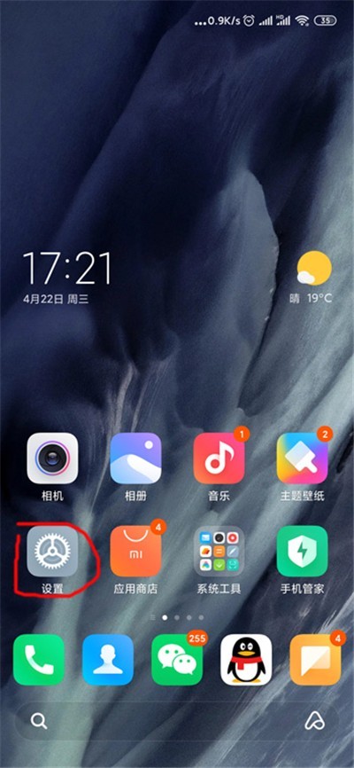 Tutorial on how to set up a factory reset in Xiaomi Mi 10 Youth Edition