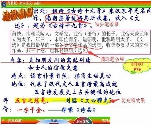 PPT投影片放映時滑鼠筆使用說明