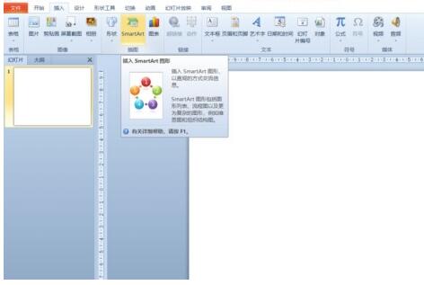 Detailed method of inserting formula effect flow chart into PPT