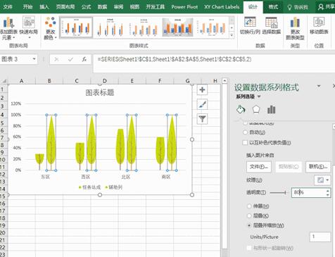 PPT將圖表中圖示做成樹形的操作過程