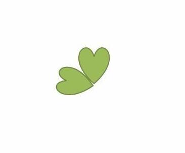 Detailed tutorial on drawing PPT representing lucky four-leaf clover