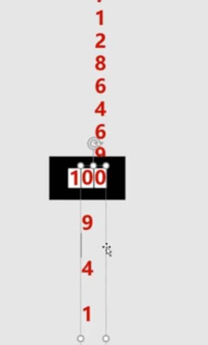 PPT draws the operation method of rolling counter