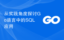 从实践角度探讨Go语言中的SQL应用