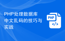 PHP处理数据库中文乱码的技巧与实践