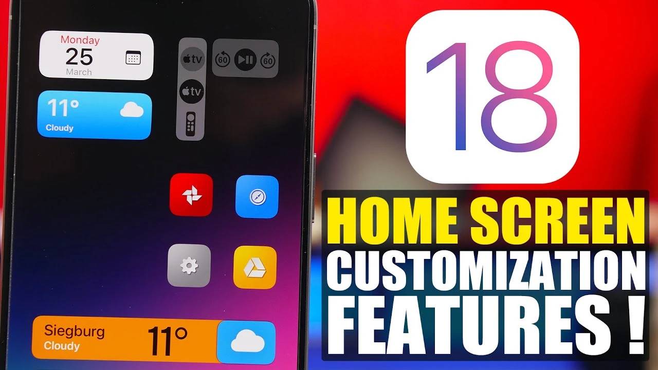 iOS 18 home screen customization details revealed