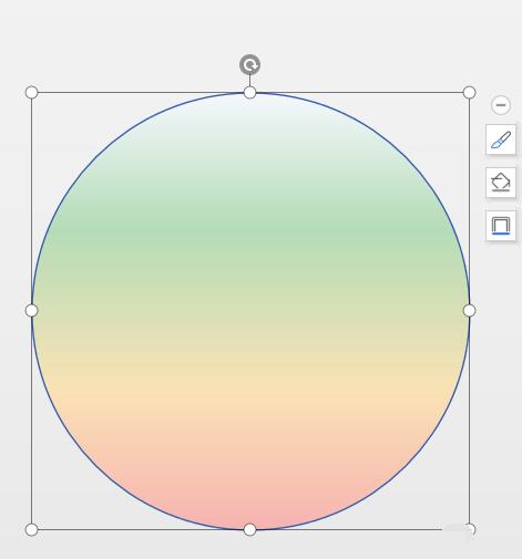 wps怎样设计一个渐变色的圆形_wps设计一个渐变色的圆形的操作流程