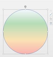wps怎样设计一个渐变色的圆形_wps设计一个渐变色的圆形的操作流程