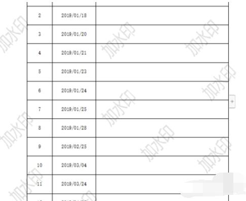 전체 페이지를 덮는 여러 개의 연속 워터마크를 추가하는 WPS 단계