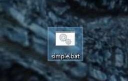 Operationsinhalt der laufenden Bat-Datei in WIN10