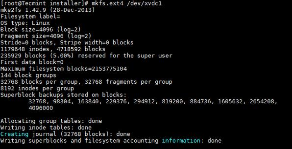 How to add a new disk on Linux system