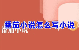 Comment écrire un roman dans l'application Tomato Free Novel Partagez le tutoriel sur la façon d'écrire un roman dans l'application Tomato Novel