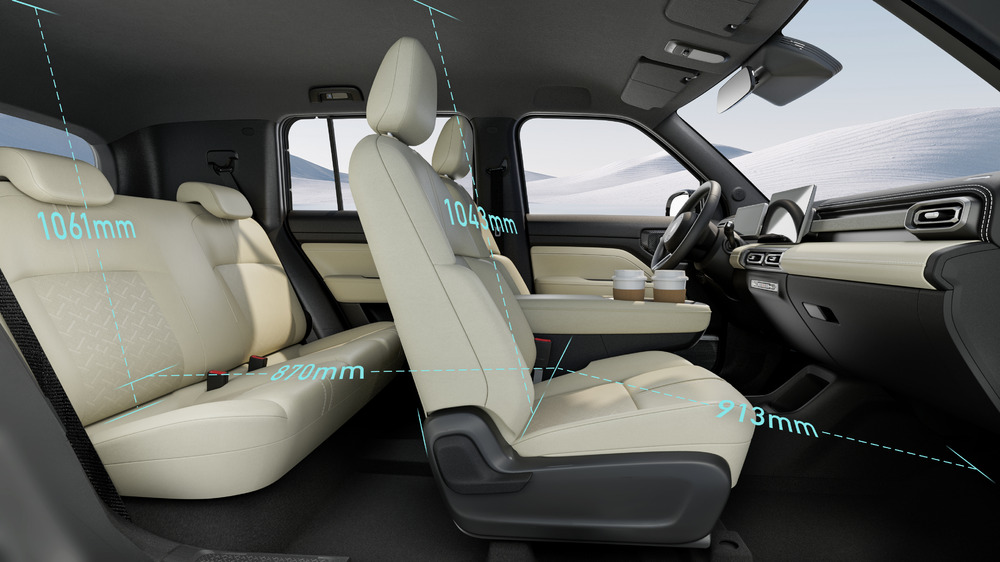 The five-door square box Baojun Yueye Plus interior official image is released! 67% occupancy rate to create a large, well-decorated two-bedroom cabin