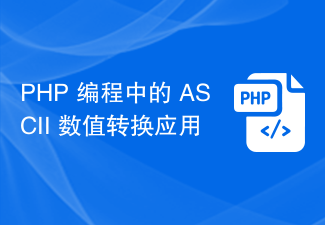 PHP 编程中的 ASCII 数值转换应用
