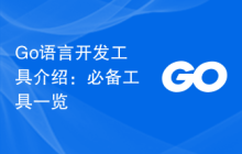 Go语言开发工具介绍：必备工具一览