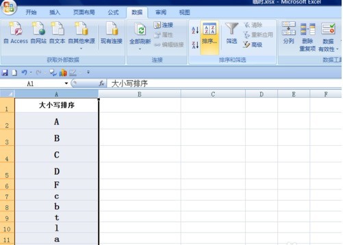 Comment trier les nombres majuscules dans Excel