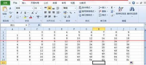 How to quickly create a multiplication table in Excel